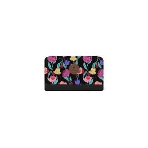 CABAÏA WALLET<br>Noir multi Toile Nylon
