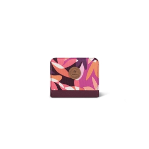 CABAÏA WALLET<br>Rose multi Toile Nylon
