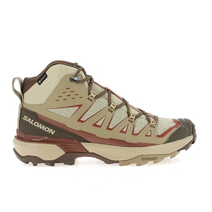 SALOMON X ULTRA 360 EDGE MID GTX<br>Beige multi Toile imperméable