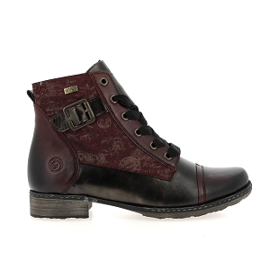  D4381<br>Bordeaux multi Cuir imperméable 