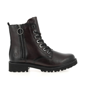  D8671<br>Marron foncé Cuir lisse Uni