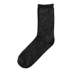 NAME IT NKFGLITTER SOCK NOOS<br>Noir Lurex