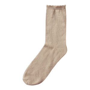 NAME IT NKFGLITTER SOCK NOOS<br>Beige or Lurex