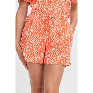 B YOUNG BYMMJOELLA SHORTS 4<br>Orange multi