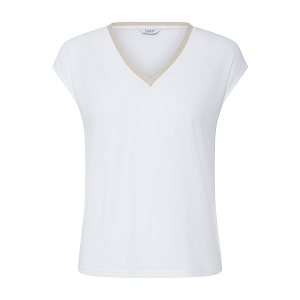 B YOUNG BYPERL LUREX TSHIRT<br>Ambre