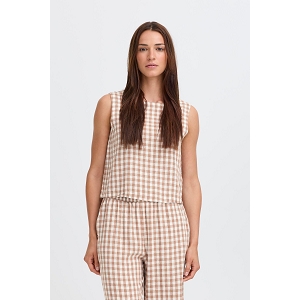 B YOUNG BYFALAKKA ONECK TOP<br>Beige marron