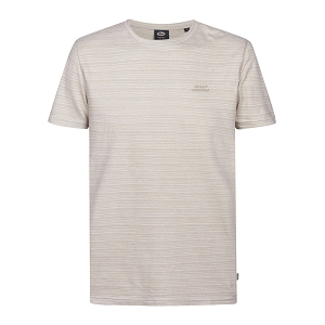 PETROL INDUSTRIES TSR628  MEN TSHIRT SS<br>Beige clair