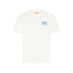 BLEND BHSUN ISLAND TEE<br>Blanc