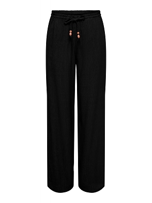 ONLY NELE MW WIDE STRUCTURE PANT PNT<br>Noir