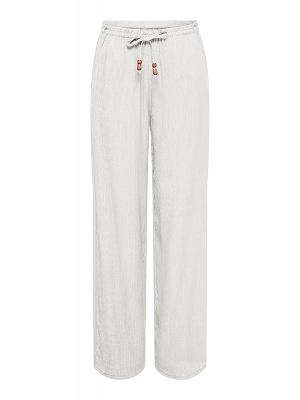 ONLY NELE MW WIDE STRUCTURE PANT PNT<br>Beige