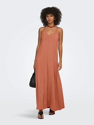 ONLY MADELI OAKLYN STRAP LONG DRESS WVN<br>Ambre