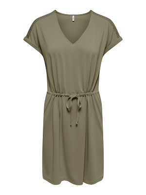 ONLY FREE LIFE SS LACE STRING DRESS JRS<br>Kaki