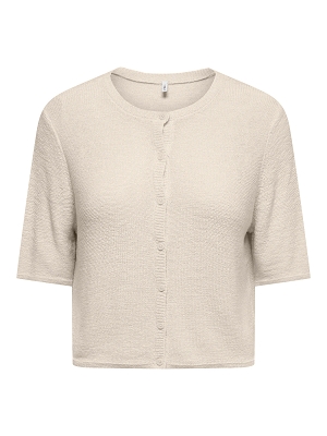 ONLY SUNNY 24 ONECK CARDIGAN KNT<br>Beige