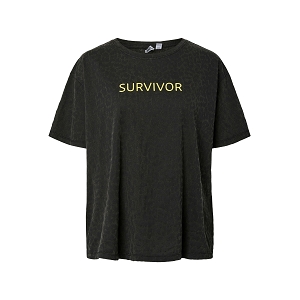 PIECES PCSALLY SS ONECK TSHIRT JSR FC<br>Noir