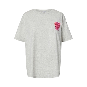 PIECES PCSALLY SS ONECK TSHIRT JSR FC<br>Gris clair