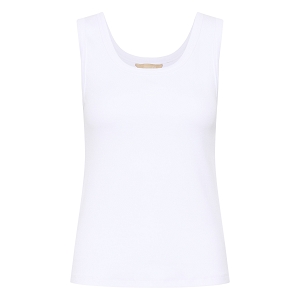 CULTURE CUALYSSA RIB TANKTOP<br>Blanc