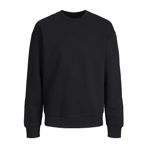 JACK AND JONES PLUS JJEBRADLEY SWEAT CREW NOOS PLS<br>Noir