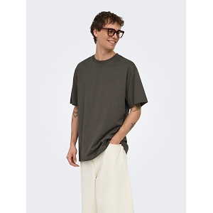ONLY AND SONS ONSFRED LIFE RLX SS TEE NOOS<br>Kaki