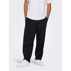 ONLY AND SONS ONSCERES WIDE PANT NOOS<br>Noir
