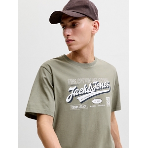JACK AND JONES JJELOGO TEE SS ONECK 2 COL AW26 SN<br>Kaki multi