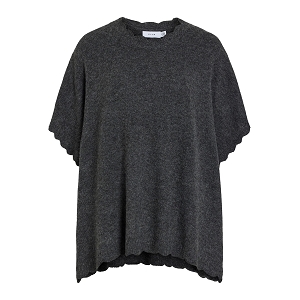 VILA VISUMMER NEW SS PONCHOPBEF<br>Anthracite
