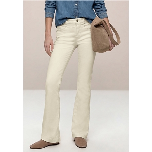 STREET ONE STYLE BLAIRE BOOTCUT,HW,ECRU<br>Ecru