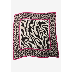 STREET ONE NICKI SATIN LEO SQUARE<br>Blanc rose