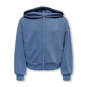  KOGADA HEART LS ZIP HOOD FR SWT<br>Marine  