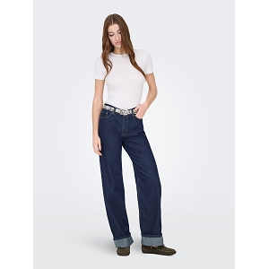 ONLY ELLA MW WIDE FOLDUP DNM TAI988 NOOS<br>Jean brut L.32
