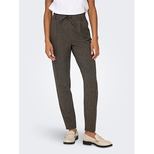 ONLY POPTRASHDELL EASY MEL PANT PNT NOOS<br>Marron multi L.32