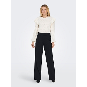 ONLY RINA BUTTON PANT JRS NOOS<br>Noir
