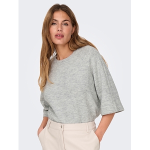 ONLY SIMONI 34 PULLOVER KNT NOOS<br>Gris clair