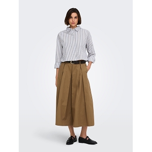 ONLY AVENZORA HW LONG BELT SKIRT CC PNT<br>Camel