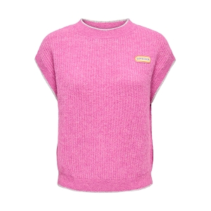 ONLY LOVE SL DETAIL ONECK CS KNT<br>Rose