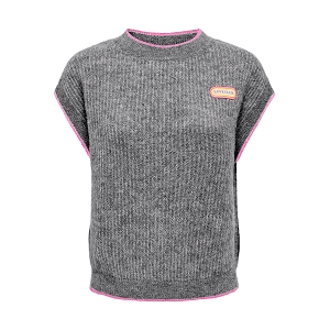 ONLY LOVE SL DETAIL ONECK CS KNT<br>Gris