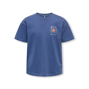  KOGHELENA LIFE SS RLX TEE FR JRS<br>Bleu  Inscription