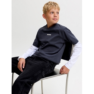 JACK AND JONES KIDS JCOCLUB BACK SCRIPT TEE SS CN SN JNR<br>Marine