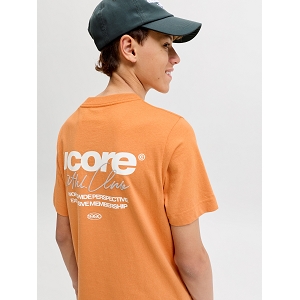 JACK AND JONES KIDS JCOCLUB BACK SCRIPT TEE SS CN SN JNR<br>Orange