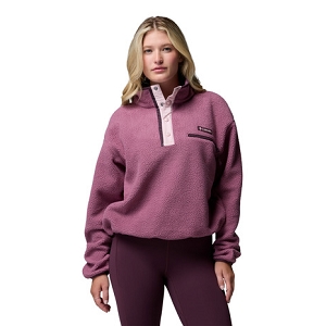  HELVETIA™ II CROPPED HALF SNAP FLEECE<br>Prune Polaire 