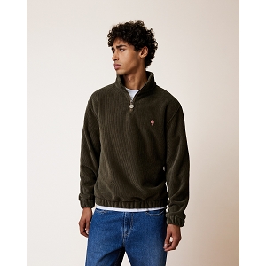 FAGUO AMBOISE SWEAT KNIT<br>Kaki Velours
