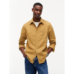 TOMMY JEANS DM0DM23517ACA  TJM REG BABY CORDUROY SHIRT EXT<br>Beige foncé