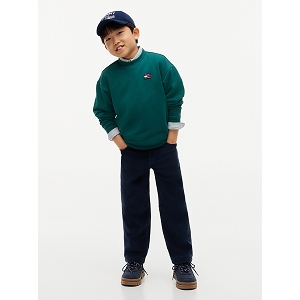 TOMMY JEANS KS0KS00769L6N  FLAG HERITAGE CREWNECK<br>Vert