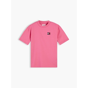 TOMMY JEANS KS0KS00770THJ  FLAG HERITAGE TEE SS<br>Rose