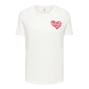 ONLY ONLJUDY SS ONECK TEE CS JRS<br>Blanc