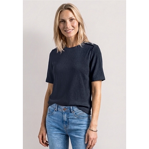 STRUCTURE SHIRT W.DECO BUTTONS<br>Marine  