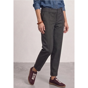 STREET ONE STYLE CHINO  TAPPERT LEG<br>Marron multi