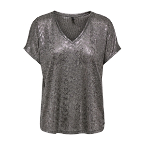 ONLY ONLMIRINDA SS VNECK TOP JRS<br>Gris
