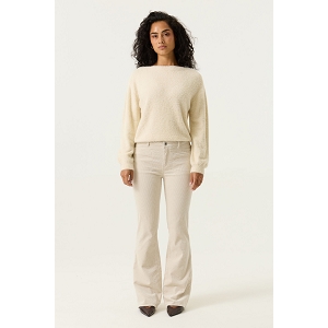 GARCIA 245 CELIA FLARED FIT<br>Ecru Velours
