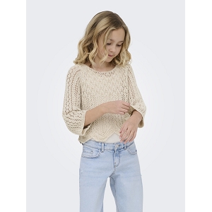 ONLY KIDS  NAME IT KOGNOLA LIFE 34 PULLOVER KNT NOOS<br>Beige