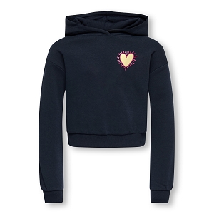 ONLY KIDS KOGCOOPER LIFE LOV E LS HOOD FR SWT NOOS<br>Marine multi